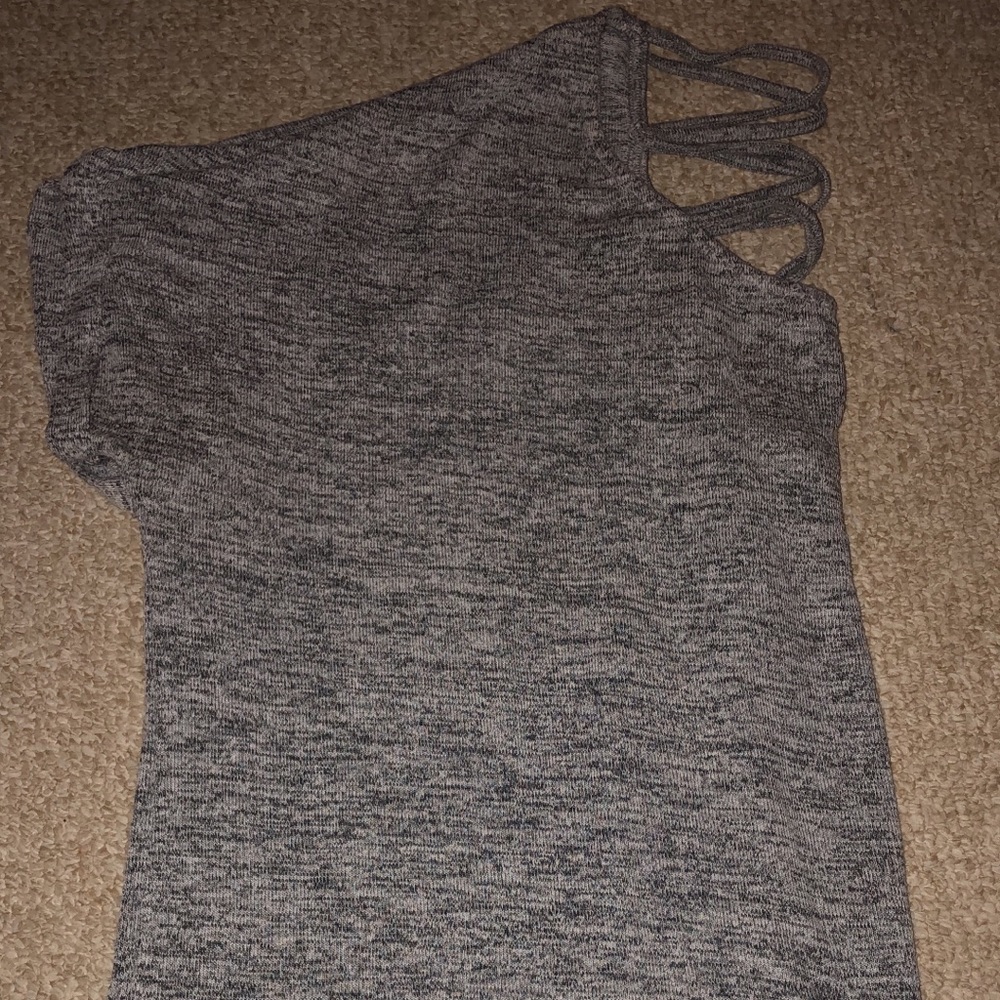 Fig & Blu Shirt with criss cross detail on back